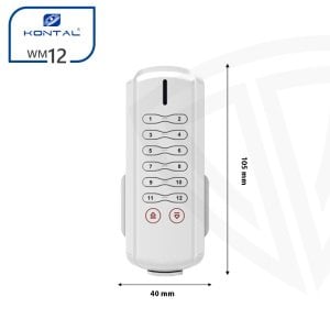 Kontal VM12 12 Kanallı Panjur Tipi Uzaktan Kumanda