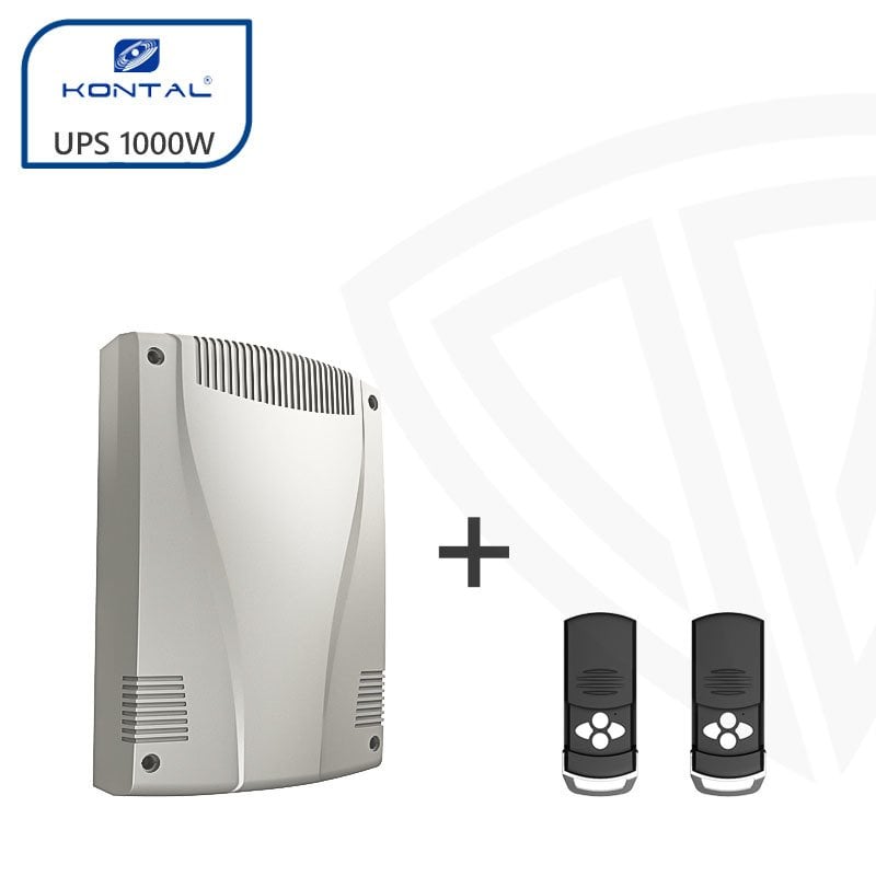 Kontal MFORCE2 1000W Kepenk UPS + 2 Ad Rolan4S Set (Çift Çıkışlı)