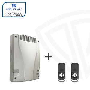 Kontal MFORCE2 1000W Kepenk UPS + 2 Ad Rolan4S Set (Çift Çıkışlı)