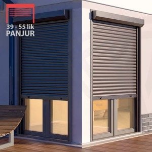 200x200cm 55lik Alüm. Pencere Panjuru Set