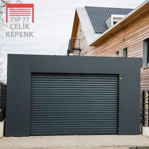 200x250cm 77lik Çelik Köpük Dolgulu Motorlu Kepenk Seti