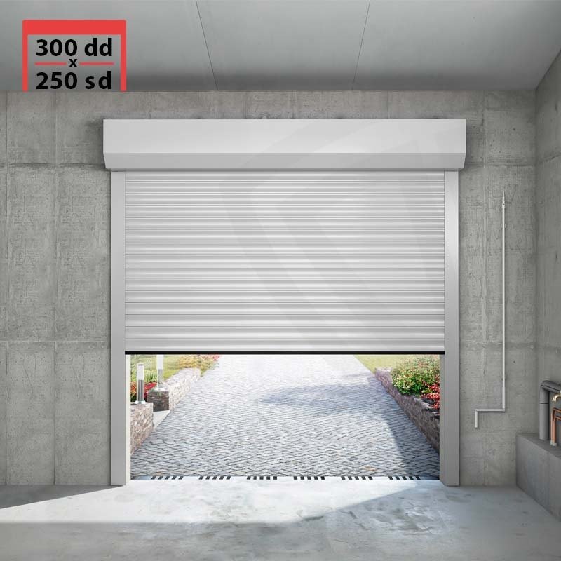 300x250cm 77lik Çelik Köpük Dolgulu Motorlu Kepenk Seti