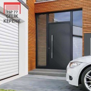 350x250cm 77lik Çelik Köpük Dolgulu Motorlu Kepenk Seti