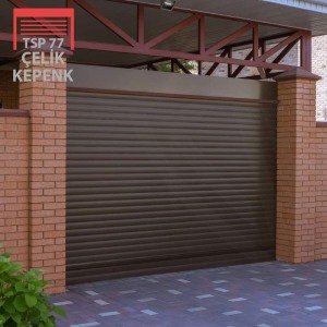 400x250cm 77lik Çelik Köpük Dolgulu Motorlu Kepenk Seti