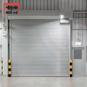 450x400cm 120lik 0,8mm Zincirli Motorlu Çelik Kepenk Seti