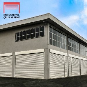 450x450cm 120lik 0,8mm Zincirli Motorlu Çelik Kepenk Seti