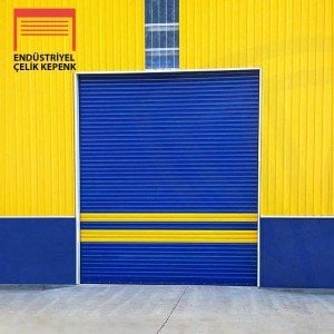 500x450cm 120lik 0,8mm Zincirli Motorlu Çelik Kepenk Seti