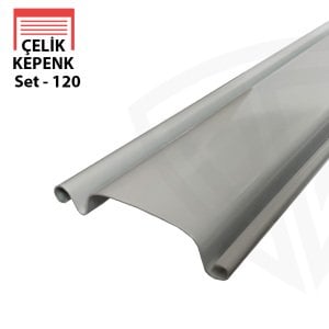 500x450cm 120lik 0,8mm Zincirli Motorlu Çelik Kepenk Seti
