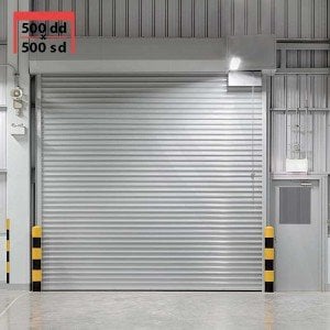 500x500cm 120lik 0,8mm Zincirli Motorlu Çelik Kepenk Seti