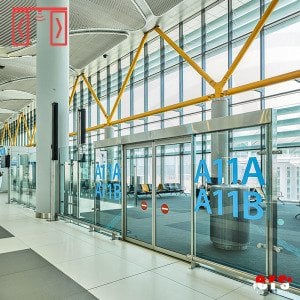 100x220cm ERS Pratik Tek Kanat Fotoselli Kapı Seti