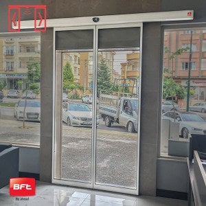 100x220cm BFT Vista Tek Kanat Fotoselli Kapı Seti