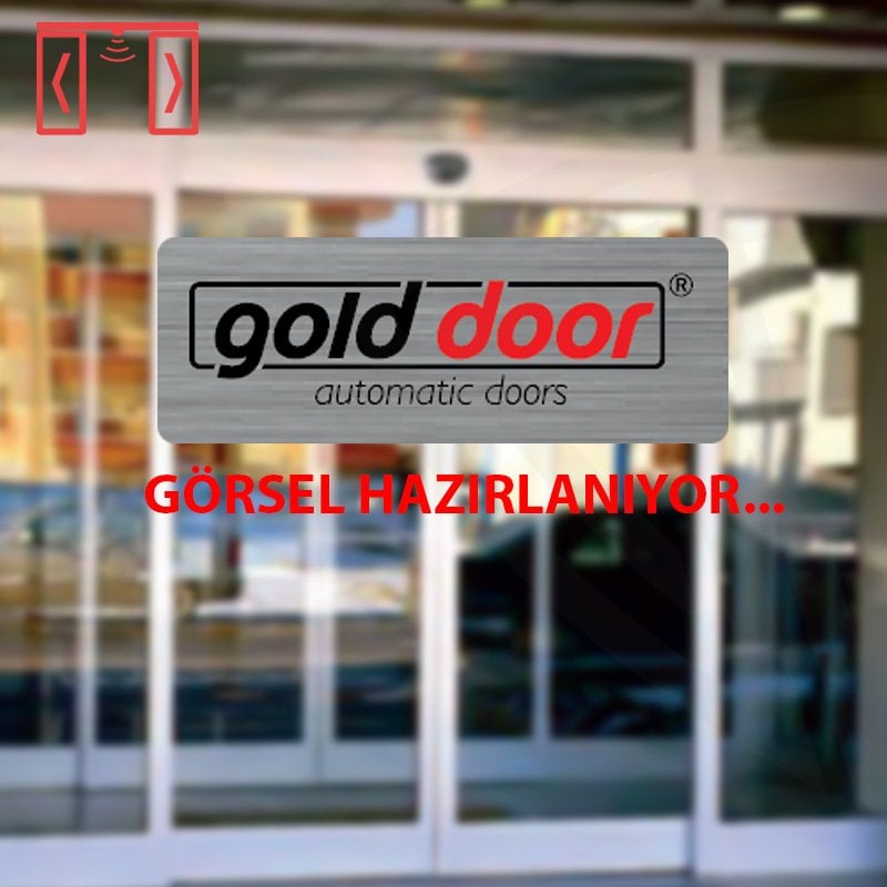 120x220cm Gold Door Tek Kanat Fotoselli Kapı Seti