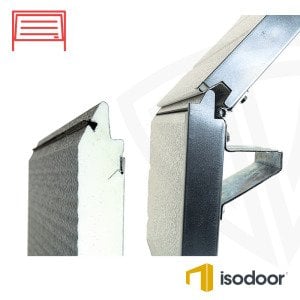 350x249cm İsodoor Seksiyonel Garaj Kapısı (Motorsuz)