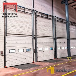 300x350cm İsodoor Endüstriyel Fabrika Kapısı (Motorsuz)