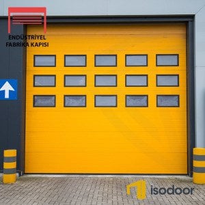 350x450cm İsodoor Endüstriyel Fabrika Kapısı (Motorsuz)