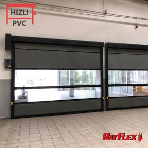 300x350cm Rayflex Uniroll Sarmal Tip Hızlı Pvc Kapı Seti