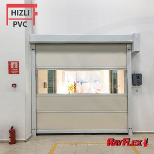 300x350cm Rayflex Uniroll Sarmal Tip Hızlı Pvc Kapı Seti