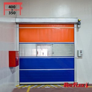 400x350cm Rayflex Uniroll Sarmal Tip Hızlı Pvc Kapı Seti