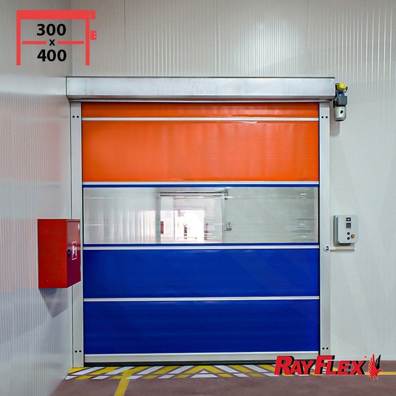 300x400cm Rayflex Uniroll Sarmal Tip Hızlı Pvc Kapı Seti