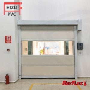 400x400cm Rayflex Uniroll Sarmal Tip Hızlı Pvc Kapı Seti