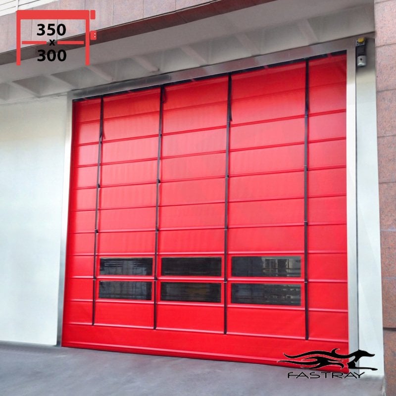 350x300cm Fastray Katlanır Tip Hızlı Pvc Kapı Seti