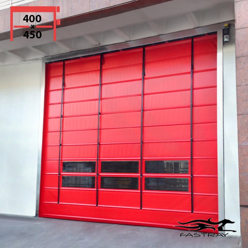 400x450cm Fastray Katlanır Tip Hızlı Pvc Kapı Seti