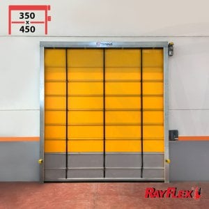 350x450cm Rayflex Unifold Katlanır Tip Hızlı Pvc Kapı Seti