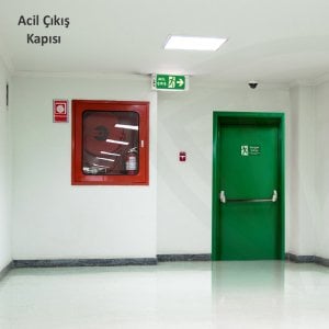 110x215cm Acil Çıkış Kapısı (Panik Bar Dahil)