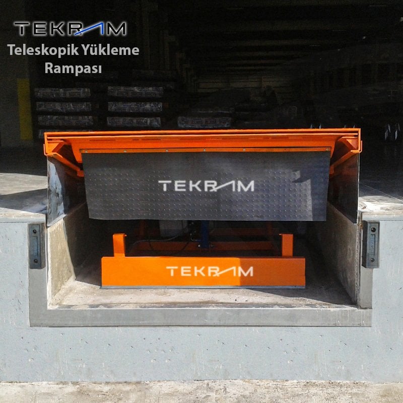 200x250cm Tekram Teleskopik Yükleme Rampası 10 Ton