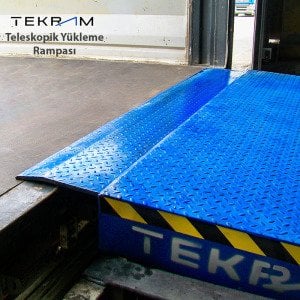200x250cm Tekram Teleskopik Yükleme Rampası 10 Ton