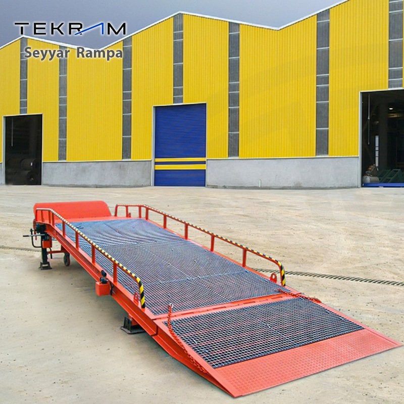 10500x200cm Tekram Seyyar Yükleme Rampası 8 Ton
