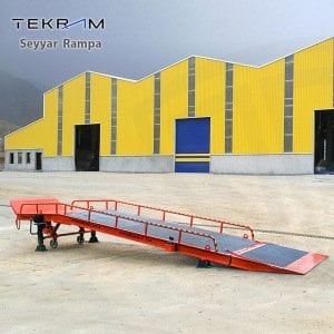 10500x200cm Tekram Seyyar Yükleme Rampası 8 Ton