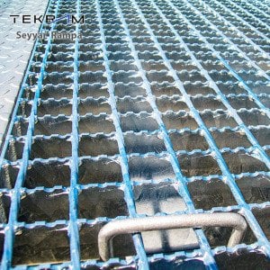 10500x200cm Tekram Seyyar Yükleme Rampası 8 Ton